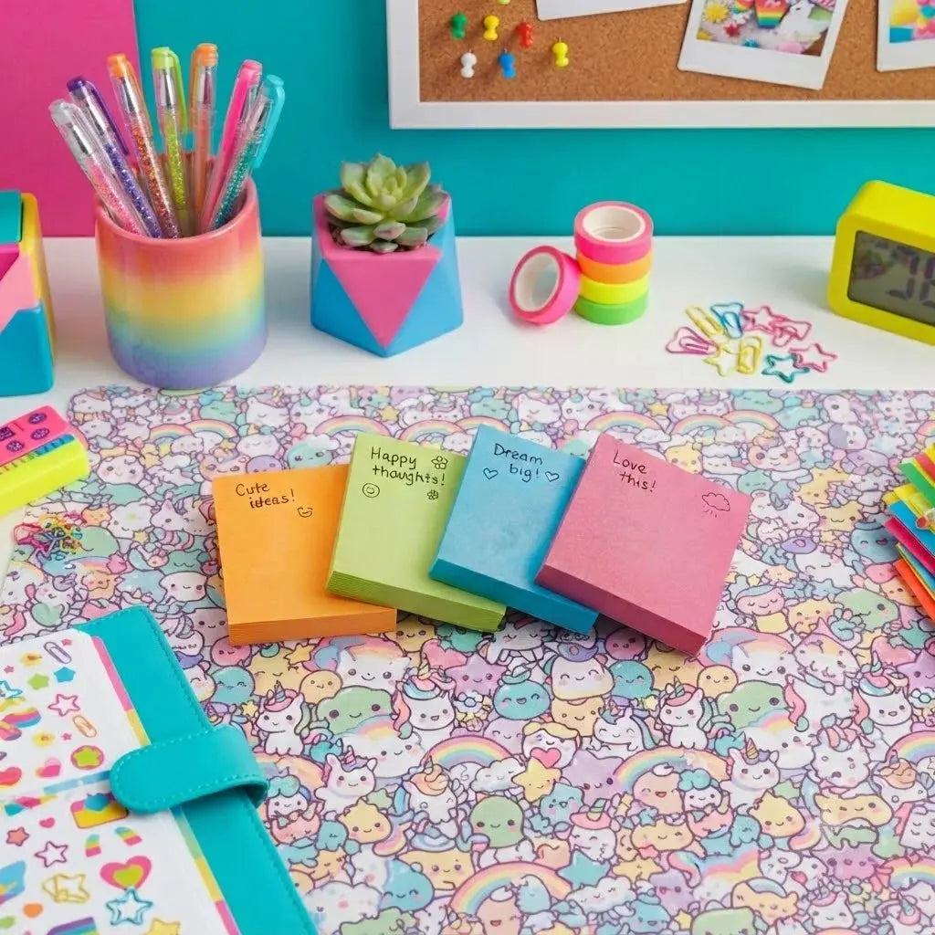 Self-Adhesive Multi-Colour Sticky Notes – Stick Note Pad For School, Home & Office Purpose Scrollcart Qatar 