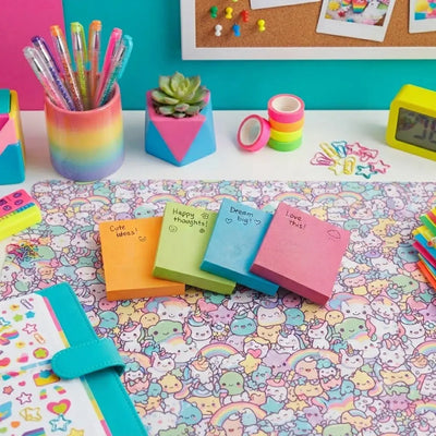 Self-Adhesive Multi-Colour Sticky Notes – Stick Note Pad For School, Home & Office Purpose Scrollcart Qatar 