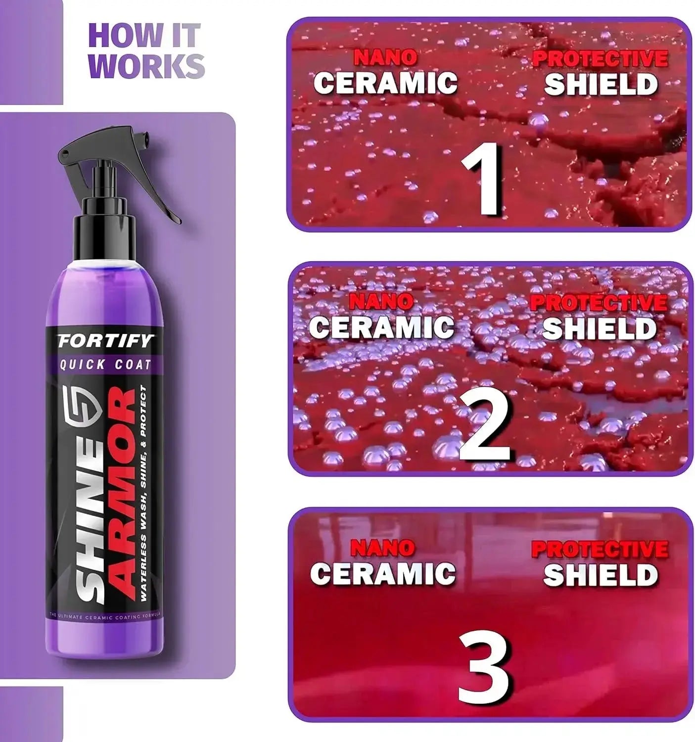 Shine Armor Fortify Quick Coat Ceramic Car Spray Qatar 