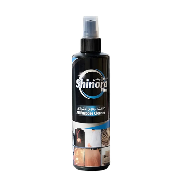 Shinora Plus All Purpose Cleaner Stain Remover 250ml-Multi-Surface Spray for Cars, Shoes & Home qatar
