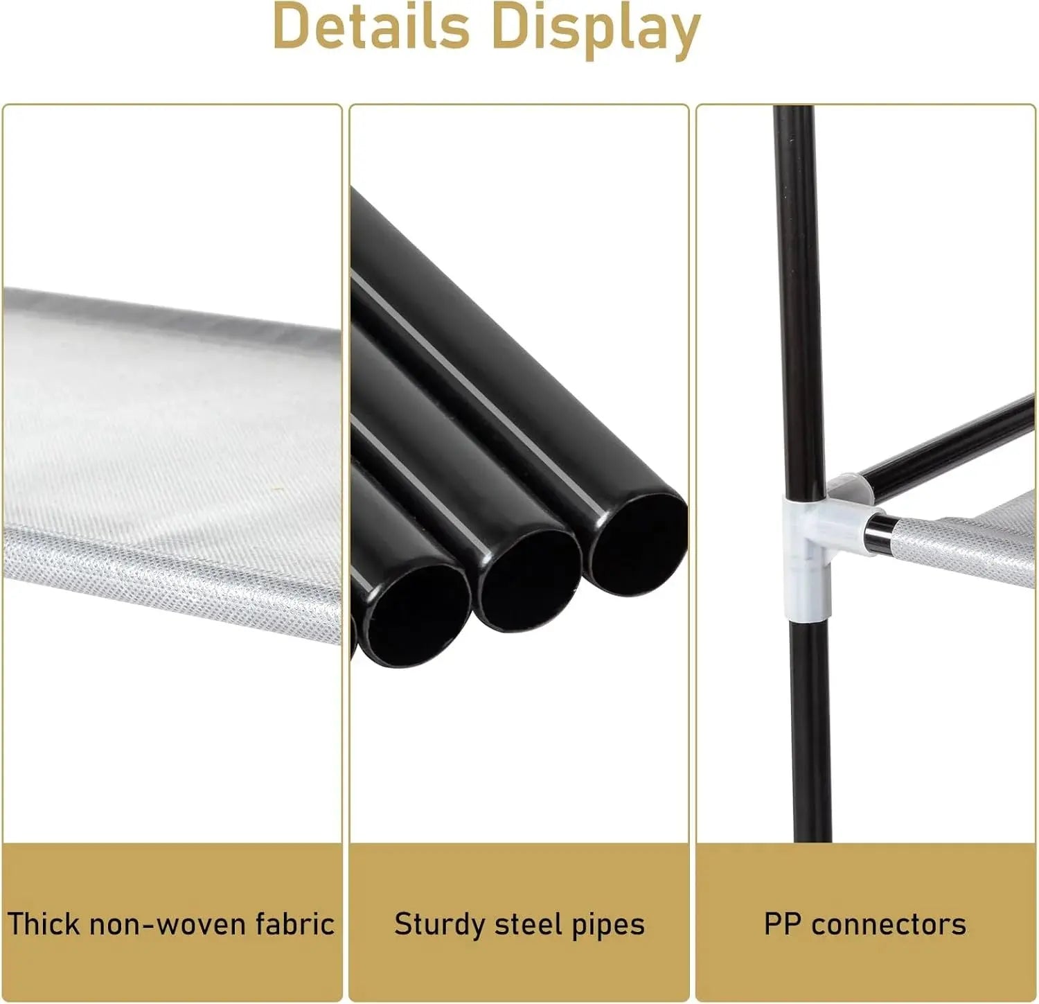 Shoe Cabinet - Double Row Fabric Shoe Storage Organizer Scrollcart Qatar 