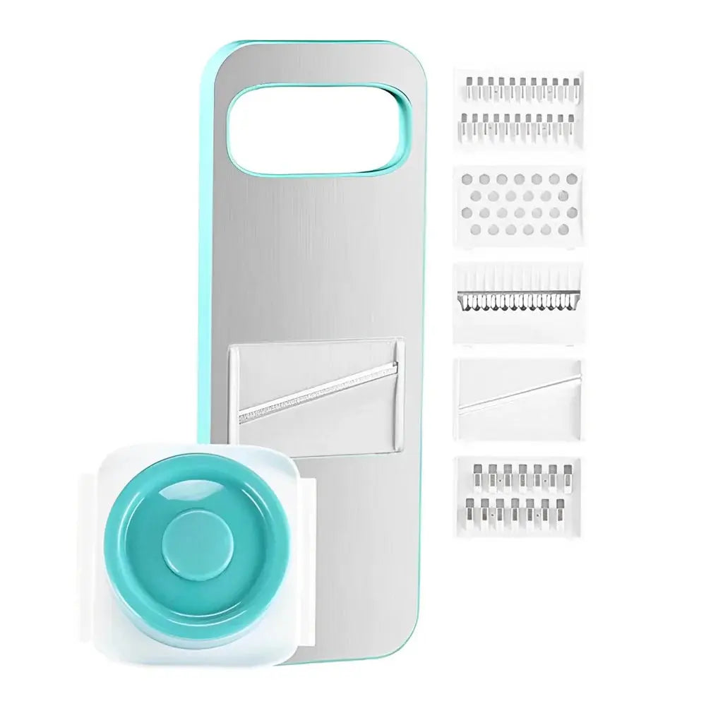 Shop 5-in-1 Manual Food Grater & Slicer Price Qatar