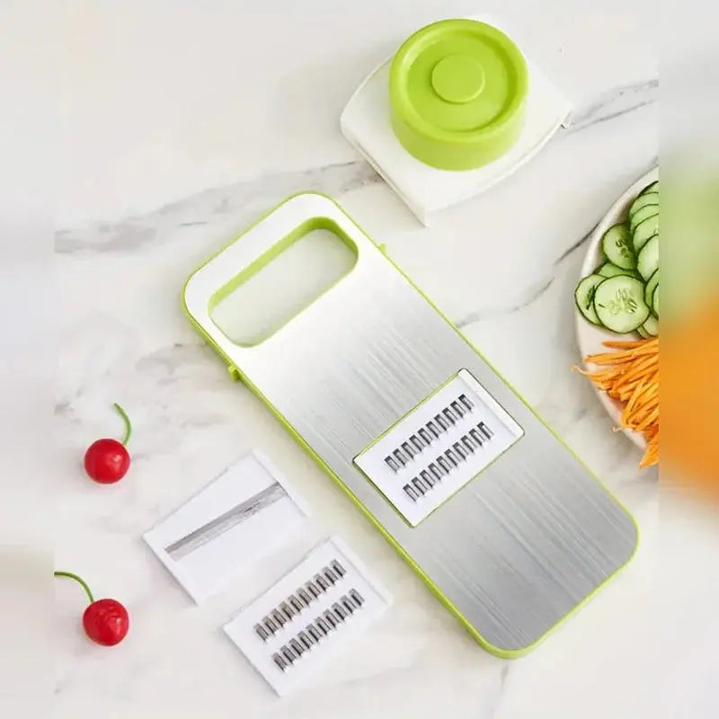 Shop 5-in-1 Manual Food Grater & Slicer Price Qatar
