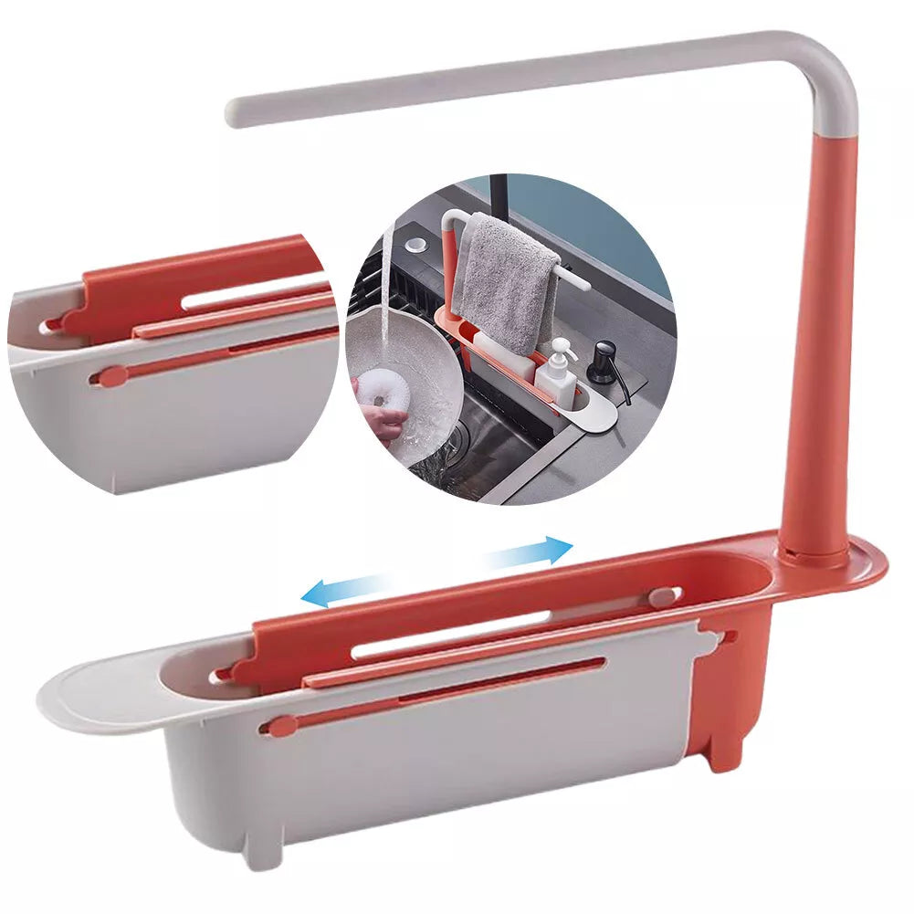Shop Adjustable Sink Rack Holder Price Online Qatar!