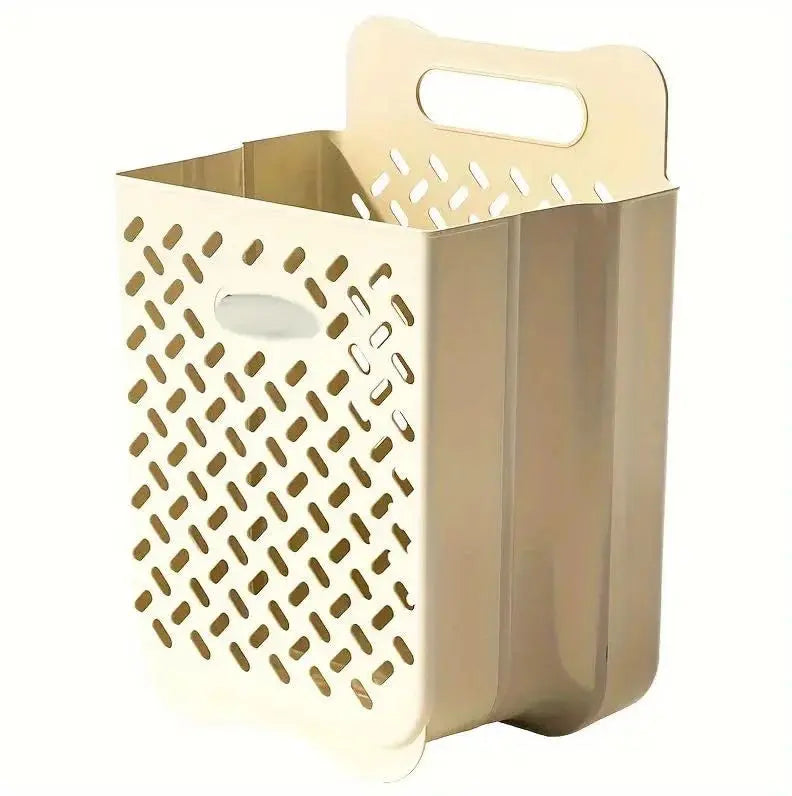 Shop Collapsible Wall Mount Laundry Basket  Price Qatar