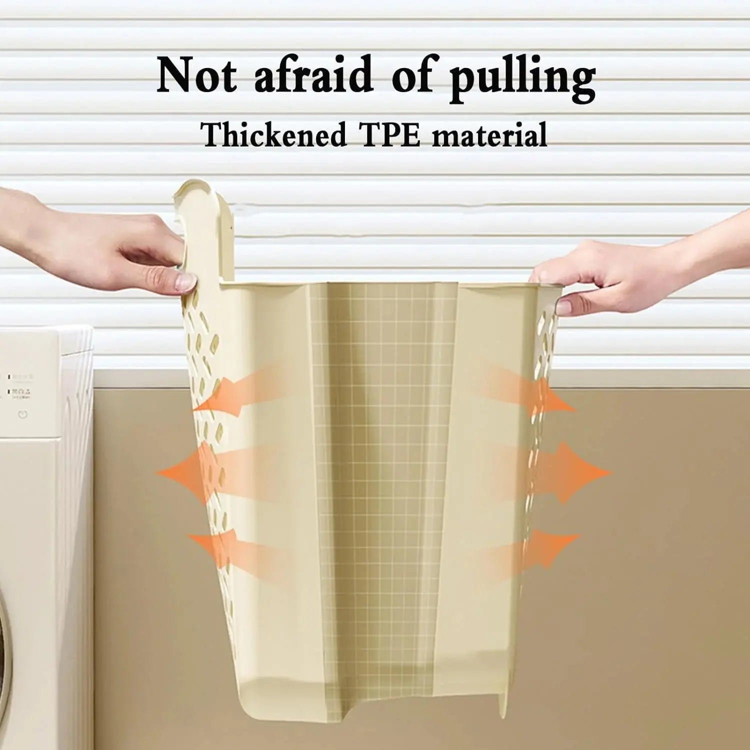Shop Collapsible Wall Mount Laundry Basket  Price Qatar