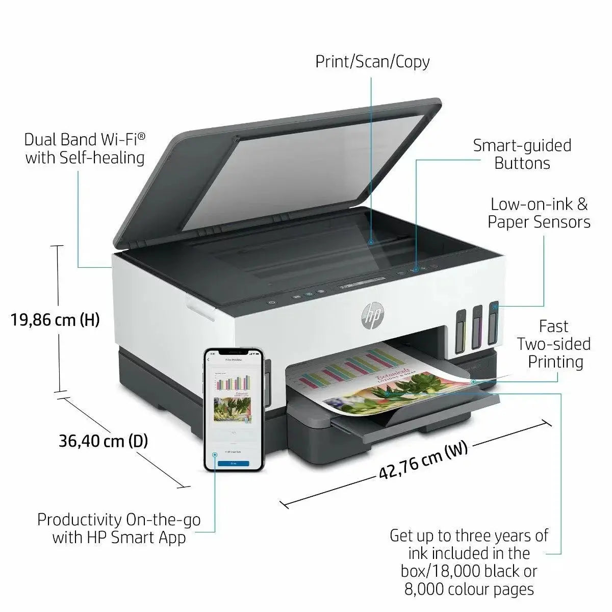 Shop Hp Smart Tank 720 Aio Printer Online Qatar