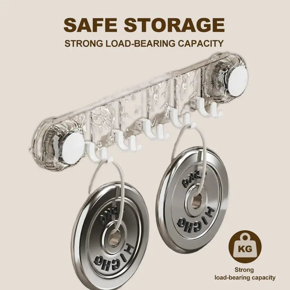 Shop  Rotating Suction Cup Hook Rack Price Online Qatar