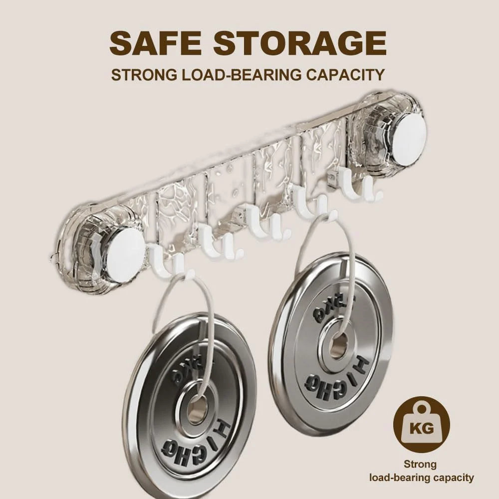 Shop  Rotating Suction Cup Hook Rack Price Online Qatar