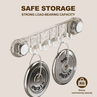 Shop  Rotating Suction Cup Hook Rack Price Online Qatar