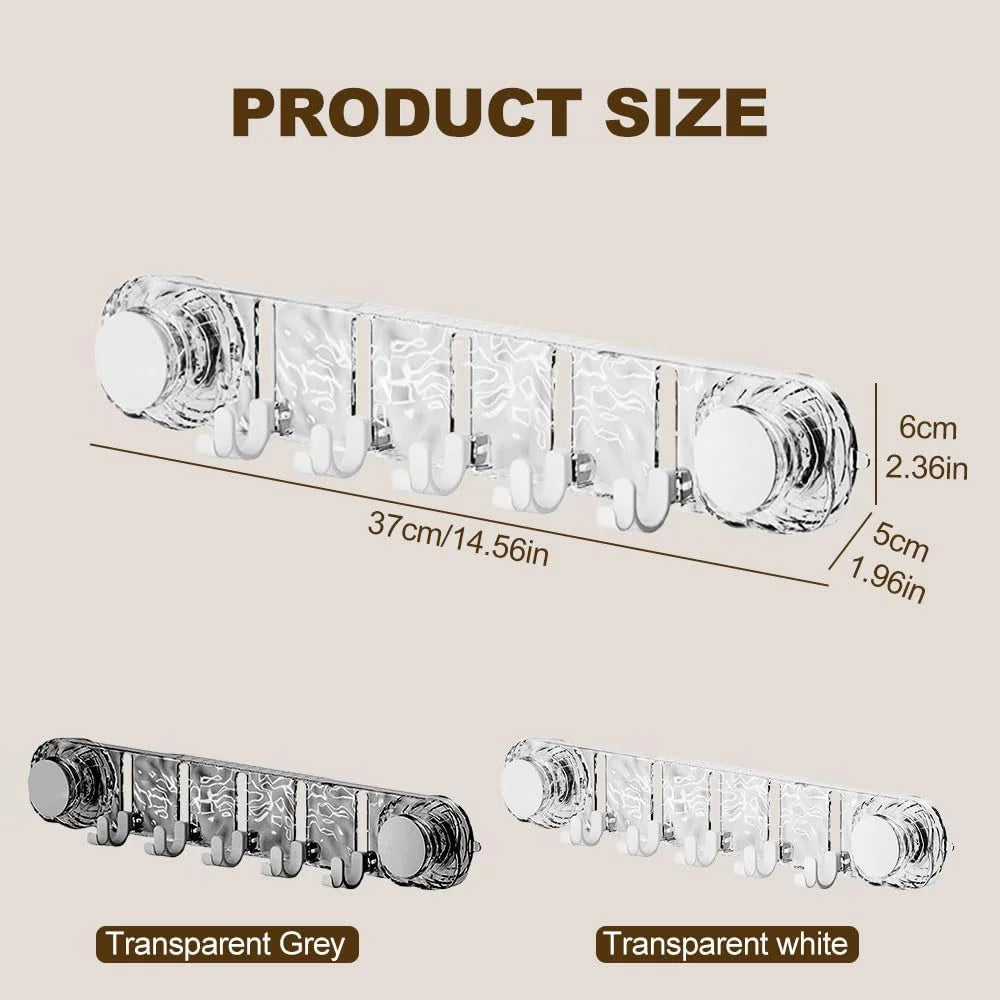 Shop  Rotating Suction Cup Hook Rack Price Online Qatar