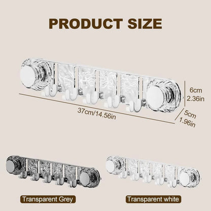 Shop  Rotating Suction Cup Hook Rack Price Online Qatar
