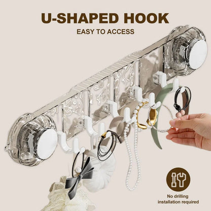 Shop  Rotating Suction Cup Hook Rack Price Online Qatar