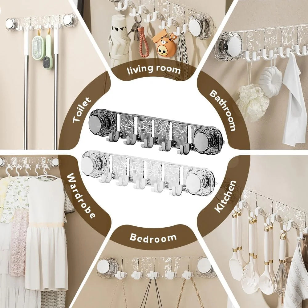 Shop  Rotating Suction Cup Hook Rack Price Online Qatar