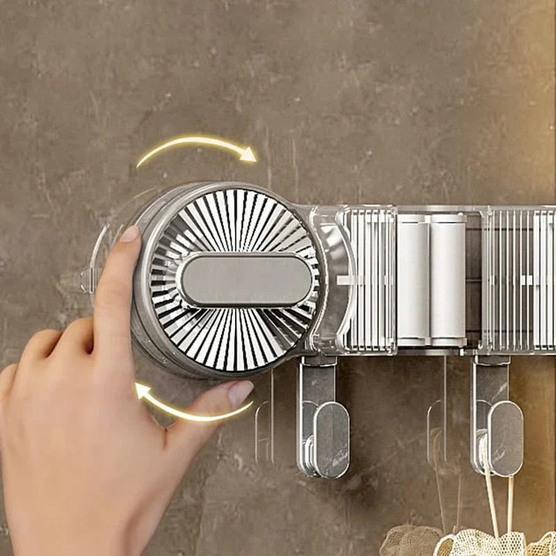 Shop Wall-Mounted Broom Hanger & Mop Holder Qatar!