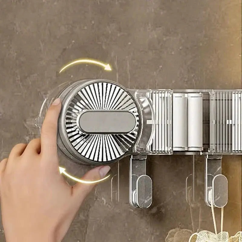 Shop Wall-Mounted Broom Hanger & Mop Holder Qatar!