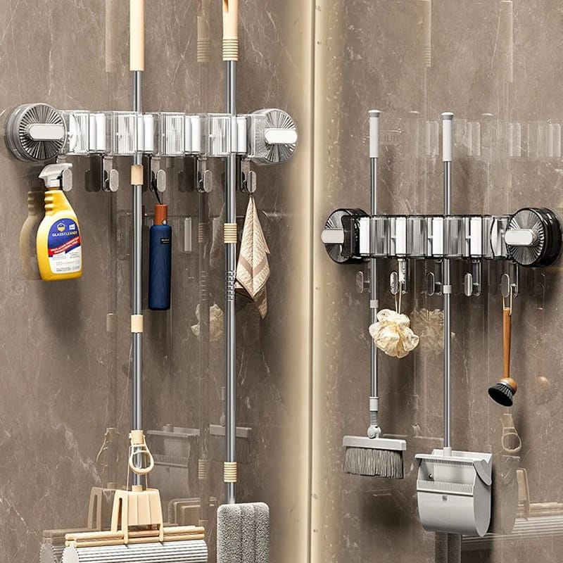 Shop Wall-Mounted Broom Hanger & Mop Holder Qatar!