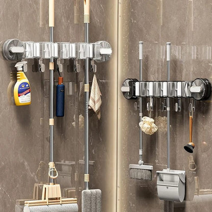 Shop Wall-Mounted Broom Hanger & Mop Holder Qatar!