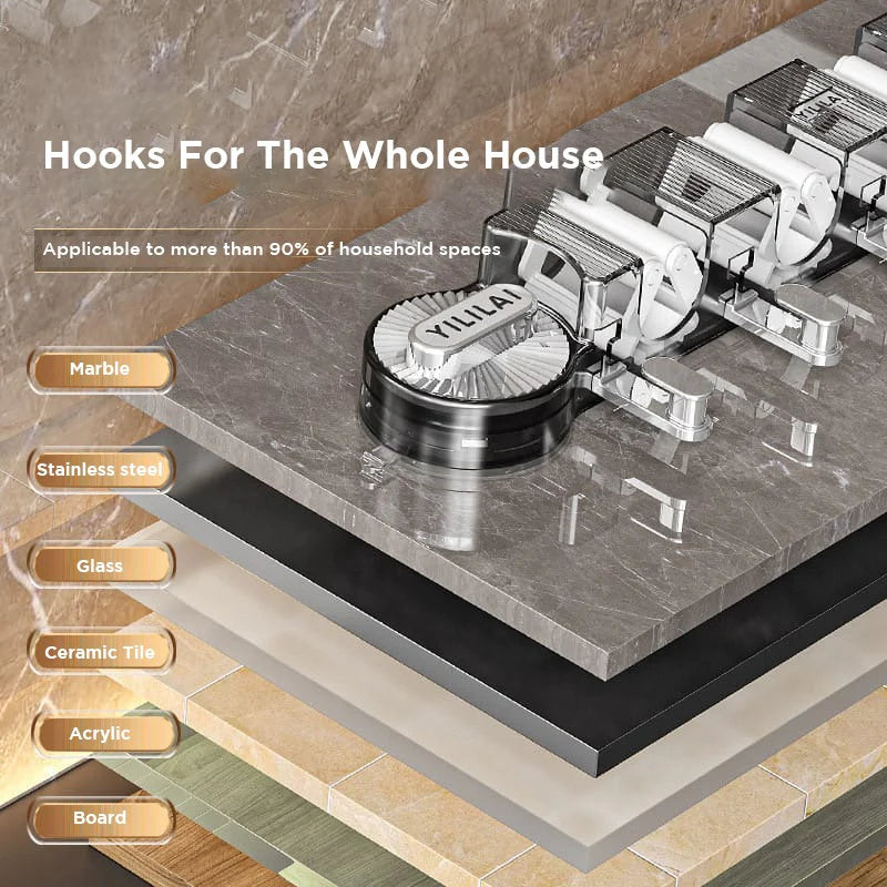 Shop Wall-Mounted Broom Hanger & Mop Holder Qatar!