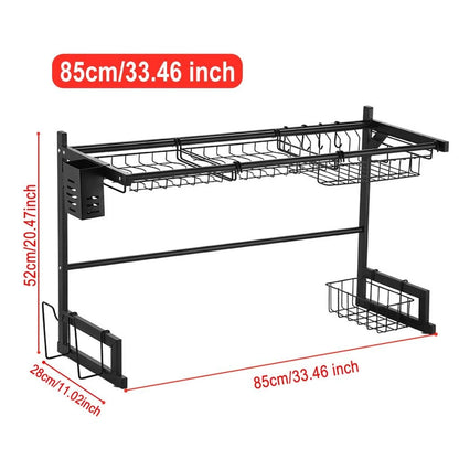 Sink rack full view dimensions