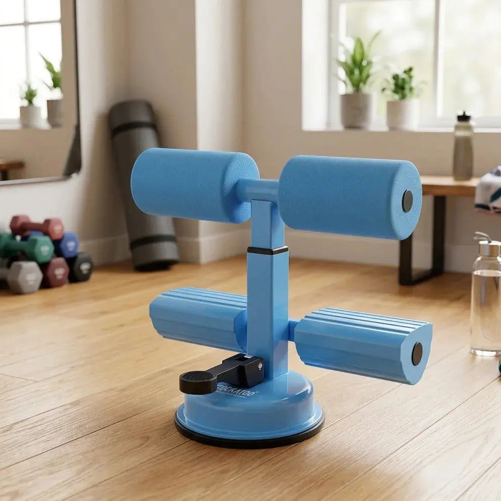 Adjustable Sit-Up Bar with Suction Base for Home Workout