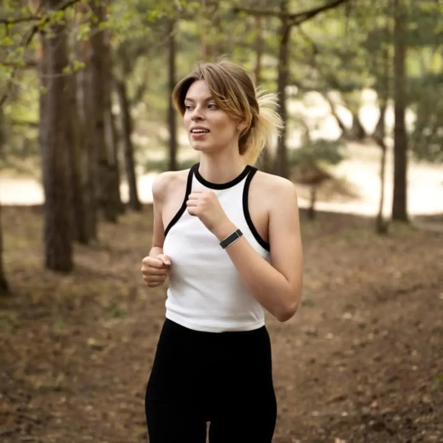 Smart Fitness Band – Porodo TrackFit Health Tracker Black Scrollcart Qatar 