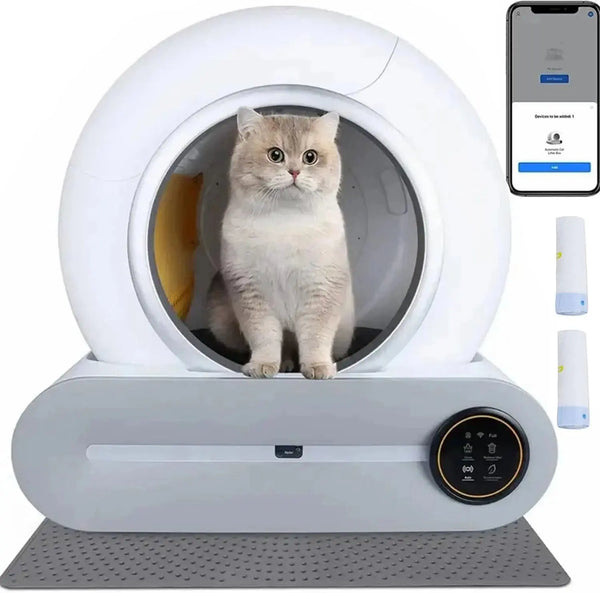 Smart Self Cleaning Cat Litter Box H&M7106 Automatic Electric Litter System Doha Qatar