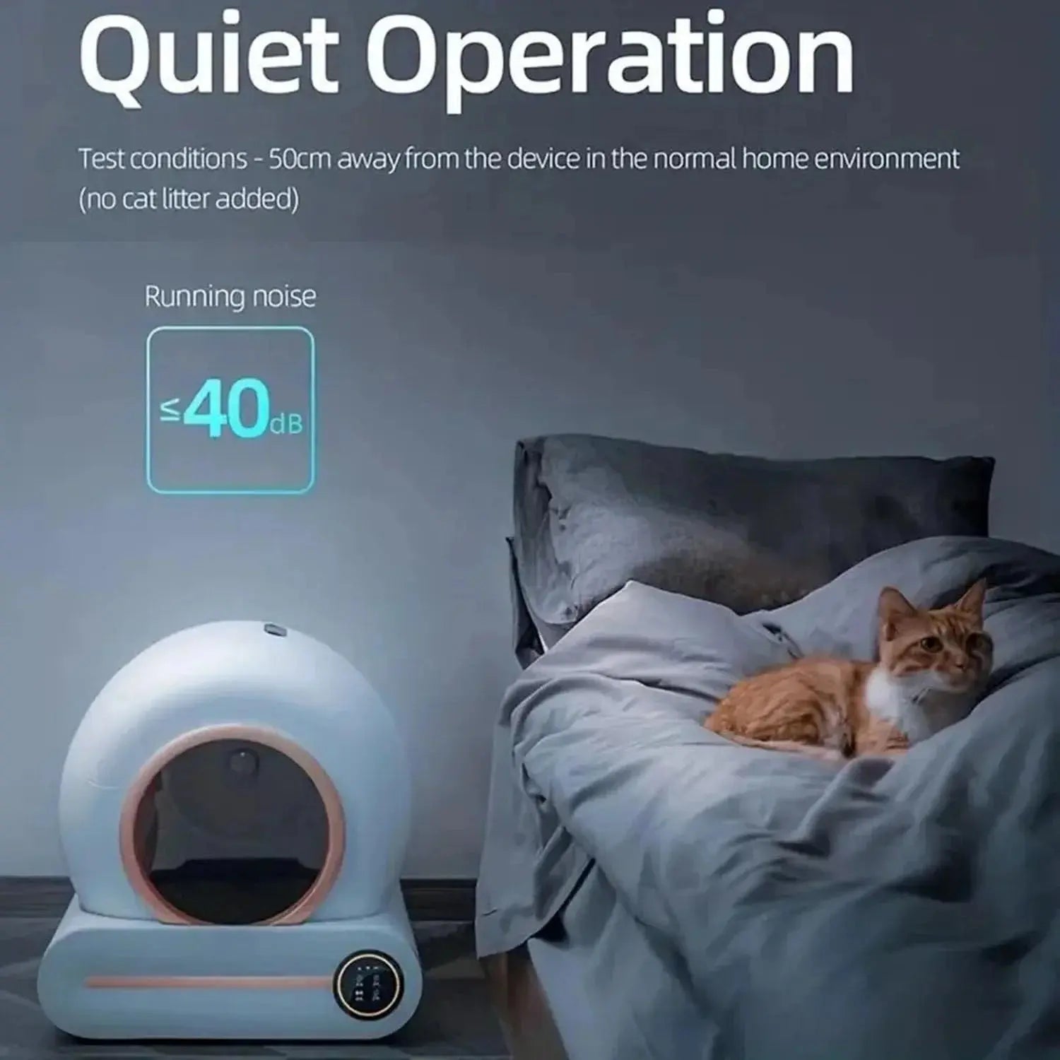 Smart Self Cleaning Cat Litter Box H&M7106 Automatic Electric Litter System Doha Qatar