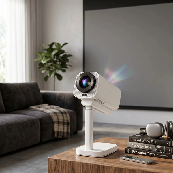 Smartbarry HT50 4K HDR Projector with 5G WiFi Mirroring Scrollcart Qatar 
