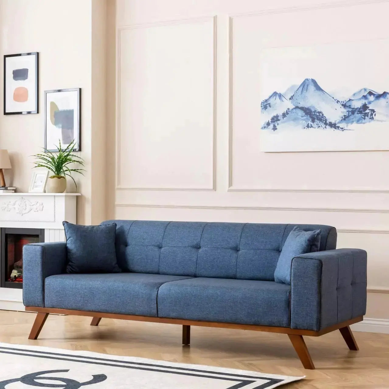 Sofa Set | AZROUM  blue