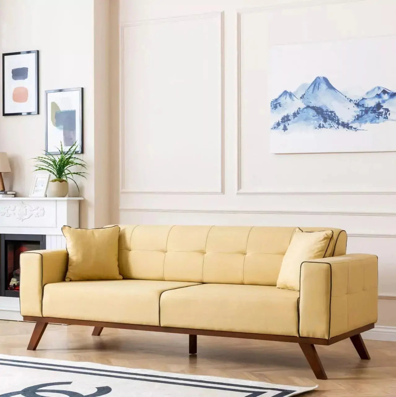 Sofa Set | AZROUM yellow