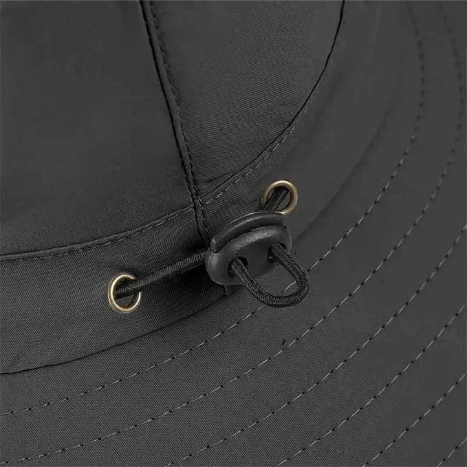 Solar Fan Wide-Brim Sun Hat – 2-Fan Outdoor Fishing Hat for Men & Women Scrollcart Qatar 