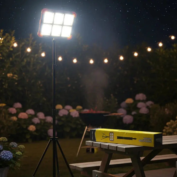 Solar LED Camping Light Set – Outdoor Private Street Lamp With Stand