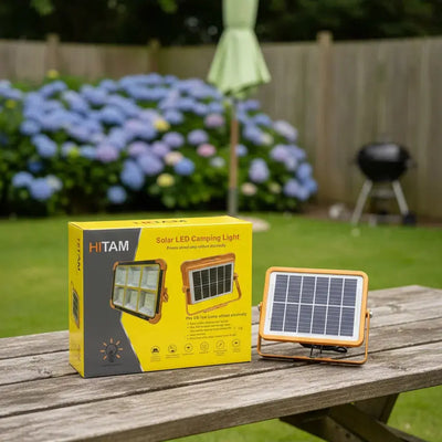 Solar LED Camping Light Set – Outdoor Private Street Lamp With Stand qatar