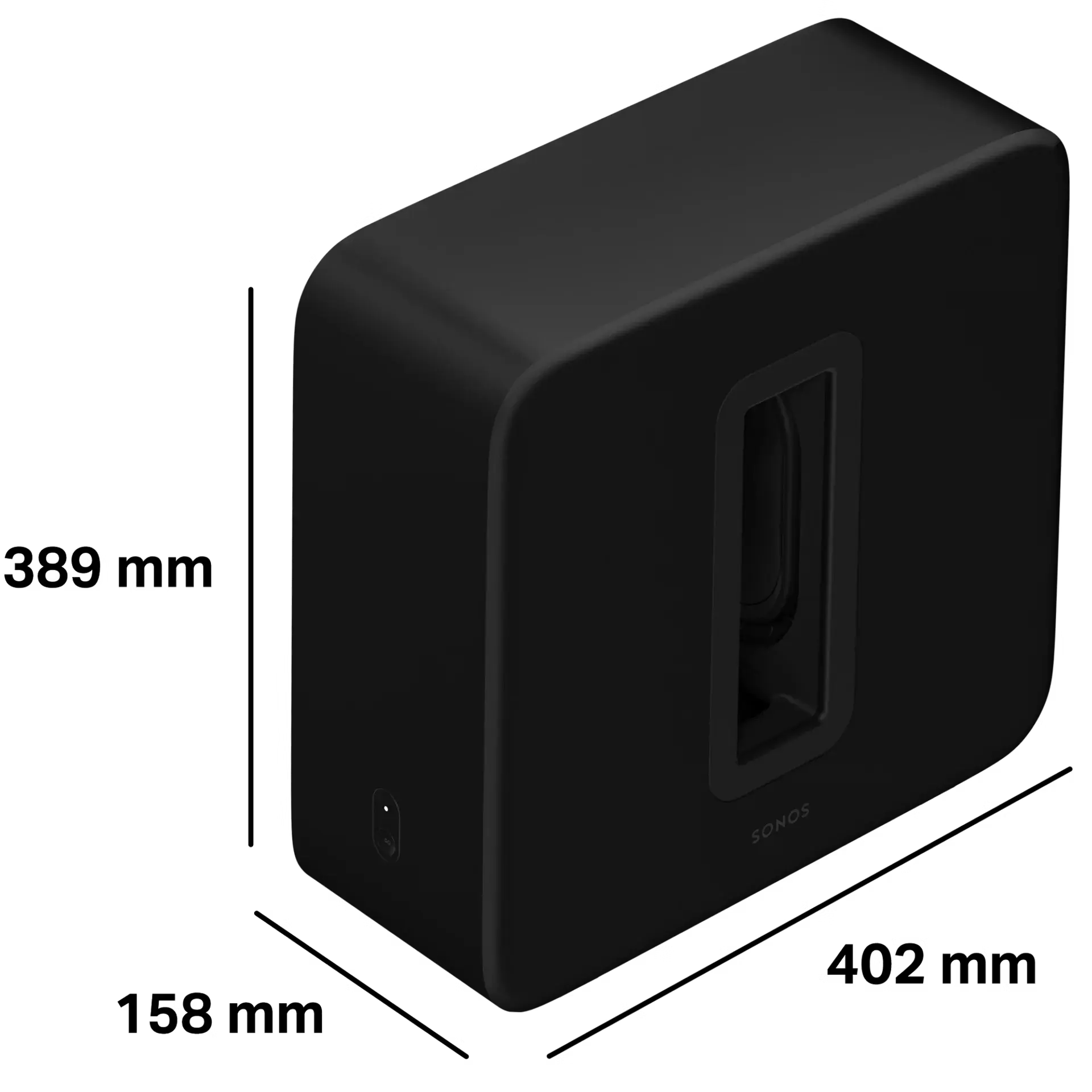 Sonos Sub 4 Premium Wireless Subwoofer -Black Scrollcart Qatar 