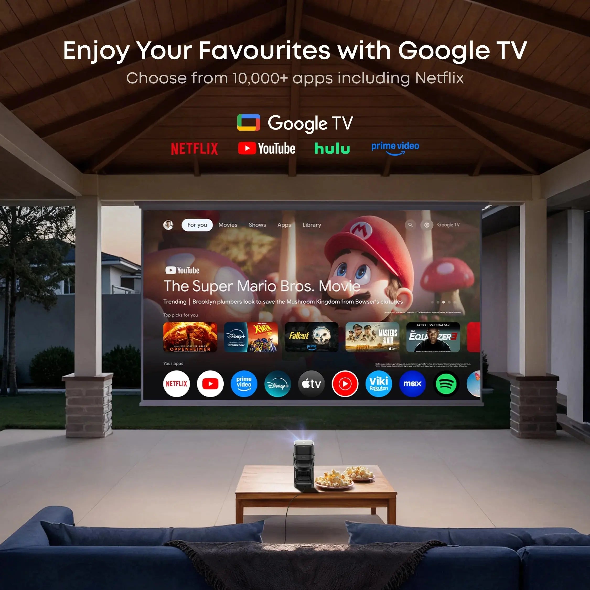 Soundcore Nebula P1 1080P Google TV Projector Doha Qatar