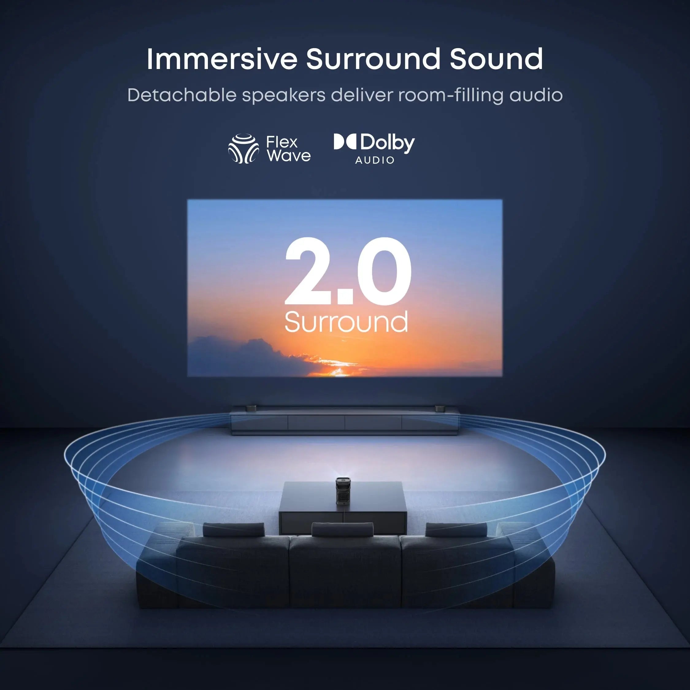 Soundcore Nebula P1 1080P Google TV Projector Doha Qatar