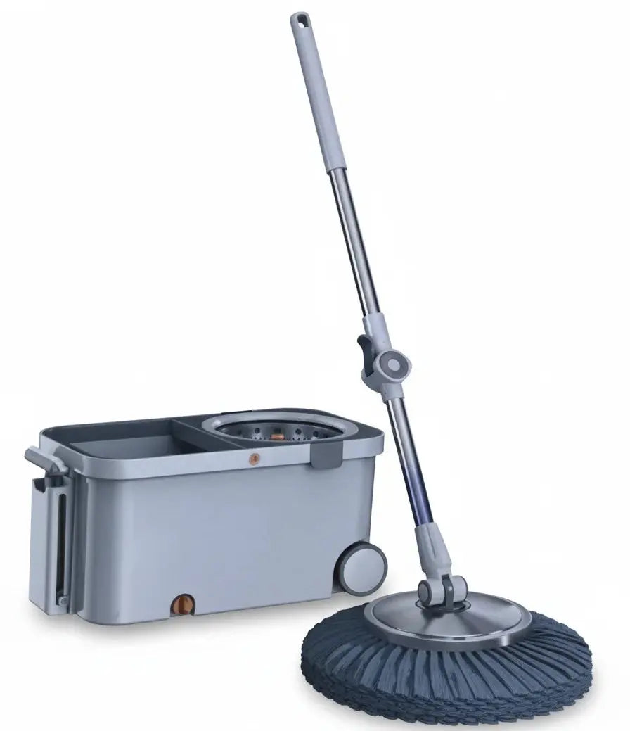 Spin Mop and Bucket with Wringer Set on Wheels – 180° Spinning System Scrollcart Qatar 