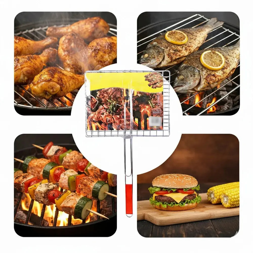 BBQ Grill Basket Stainless Steel