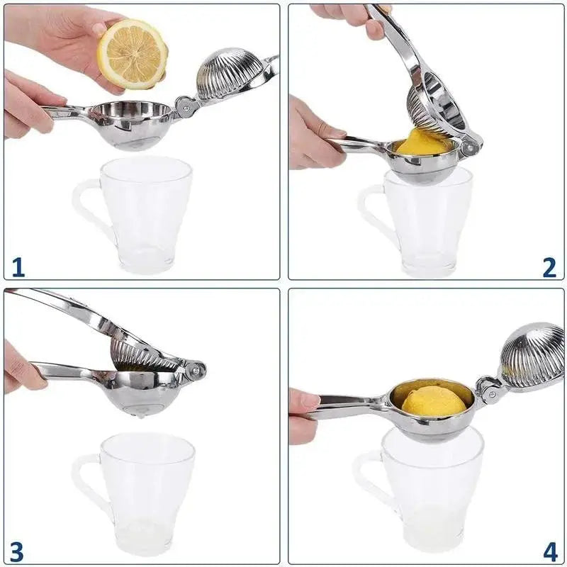 Stainless Steel Handheld Lemon Squeezer & Citrus Press Scrollcart Qatar 