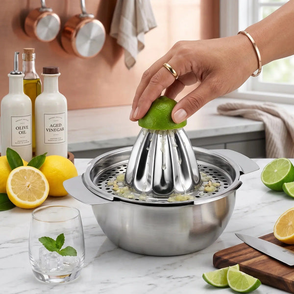 Stainless Steel Manual Citrus Juicer & Squeezer Scrollcart Qatar 