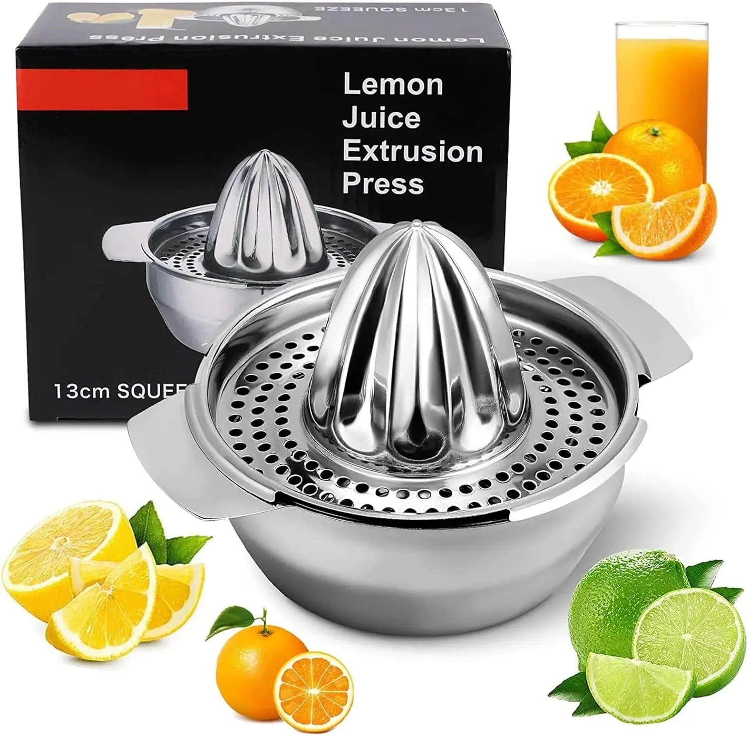 Stainless Steel Manual Citrus Juicer & Squeezer Scrollcart Qatar 