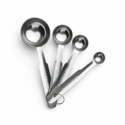 Stainless Steel Measuring Spoon Set (4-Piece) Scrollcart Qatar 