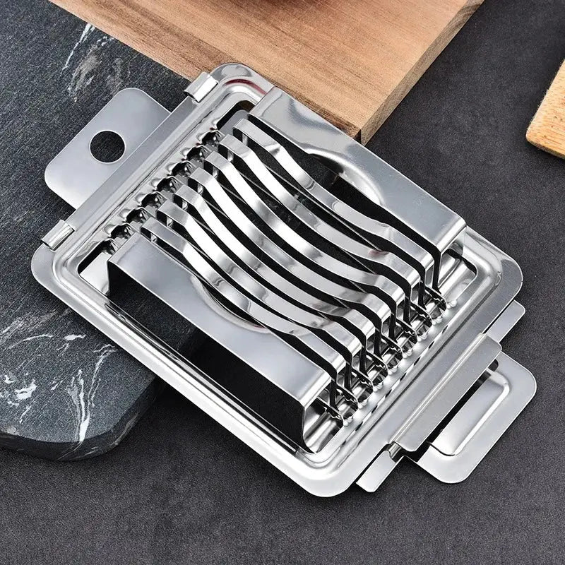 Stainless Steel Multi-Function Egg & Fruit Slicer Scrollcart Qatar 