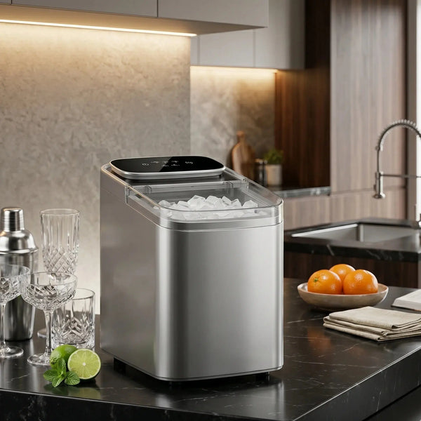 Stainless Steel Portable Countertop Ice Maker Machine Qatar