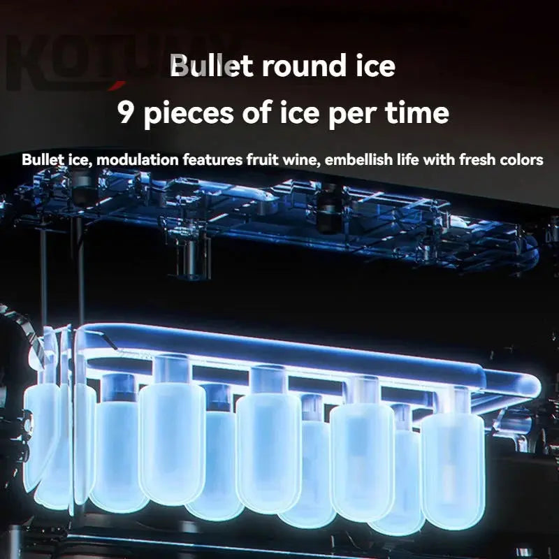 Stainless Steel Portable Countertop Ice Maker Machine Qatar