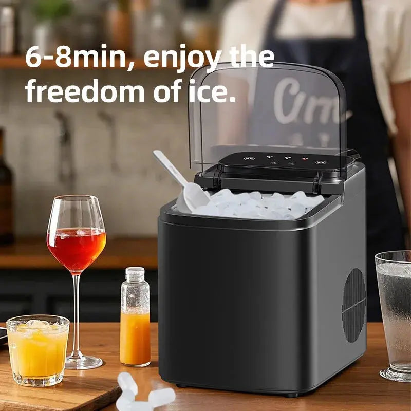 Stainless Steel Portable Countertop Ice Maker Machine Qatar