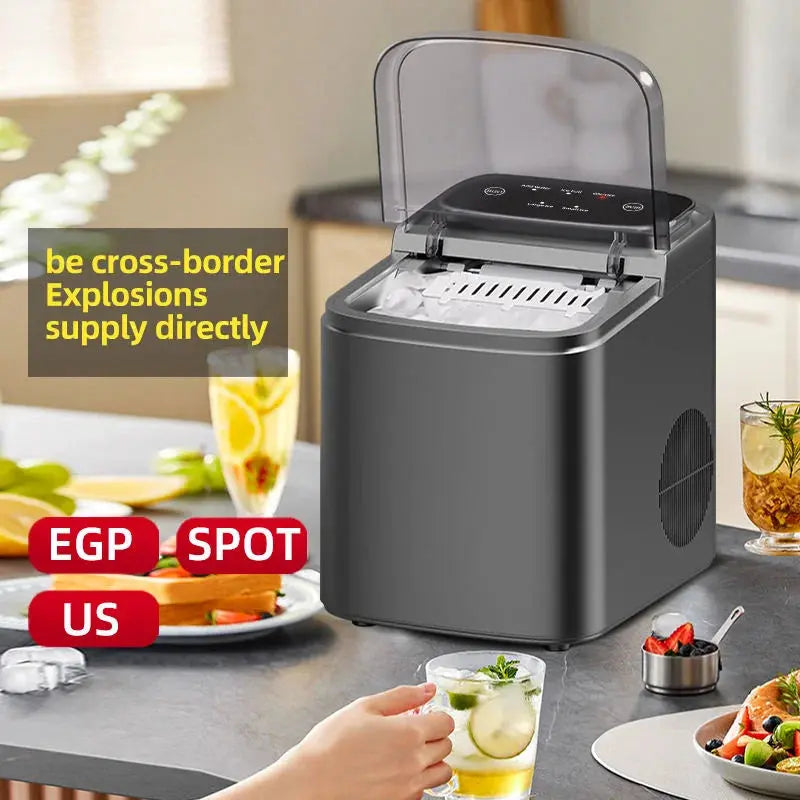 Stainless Steel Portable Countertop Ice Maker Machine Qatar