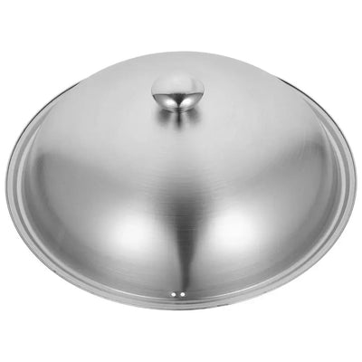 Stainless Steel Round Pot Lid for Outdoor Camping & Home Cooking Scrollcart Qatar 