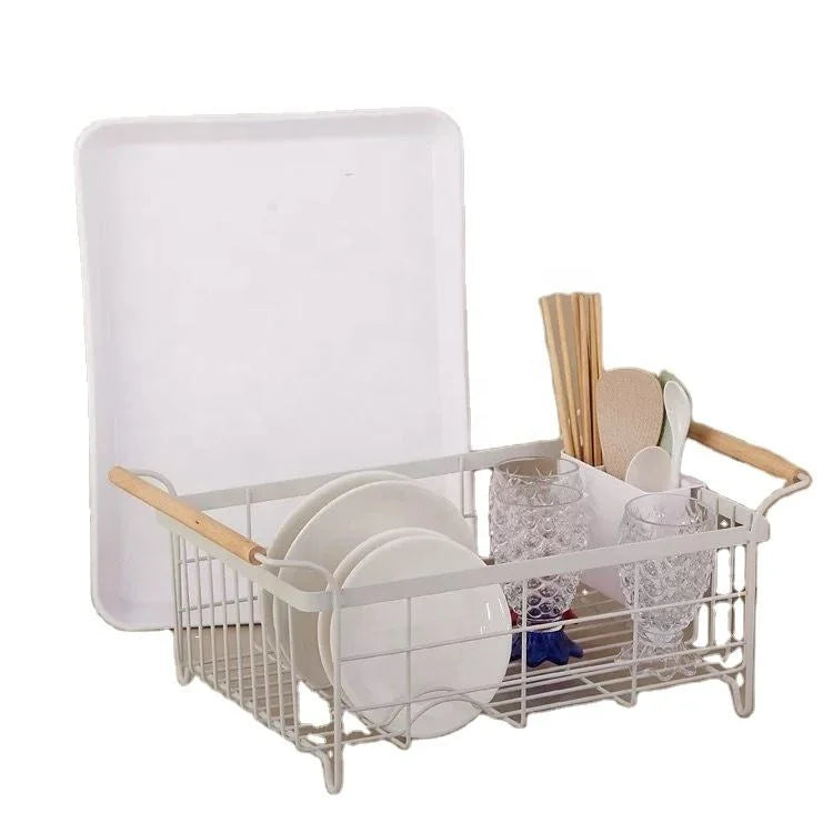 Stainless Steel Single Tier Dish Rack Kitchen Storage Qatar